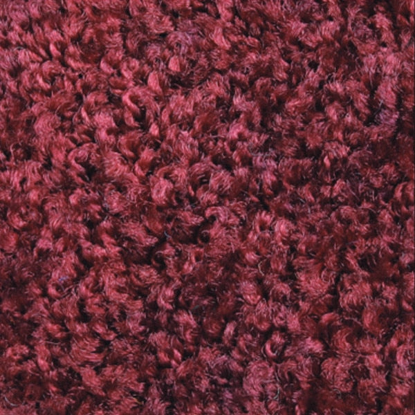 ColorStar Mat, Burgundy Berry 3' x 5', Smooth Backing