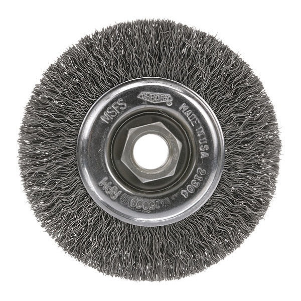 Crimped Wire Wheel Brush, 4