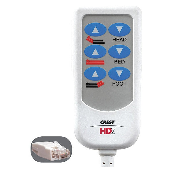 Bed Control, HD2, For Med-Mizer, 8-Pin RJ45