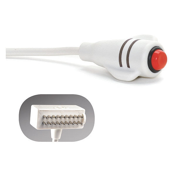 Call Cord, Dukane 18-Pin Din, White, 10 ft.