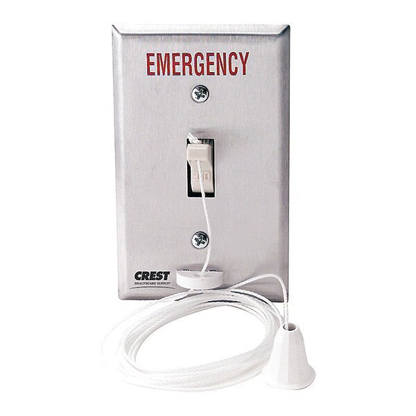 Pullcord Station, 12-120 V, 15A, 1-Gang