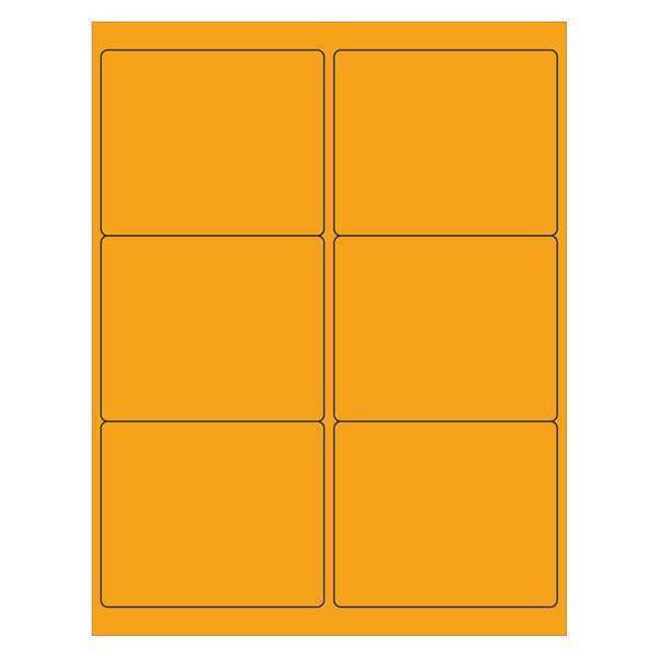 Tape LogicÂ® Rectangle Laser Labels, 4