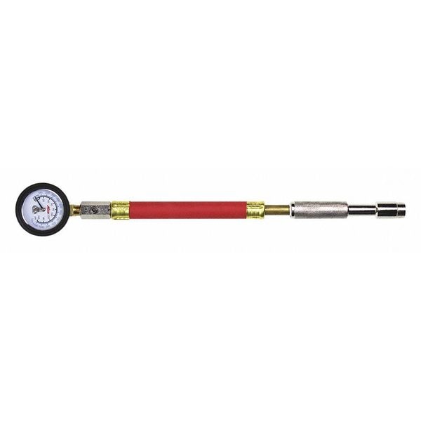 Large Bore Dial Pressure Gauge, Brass