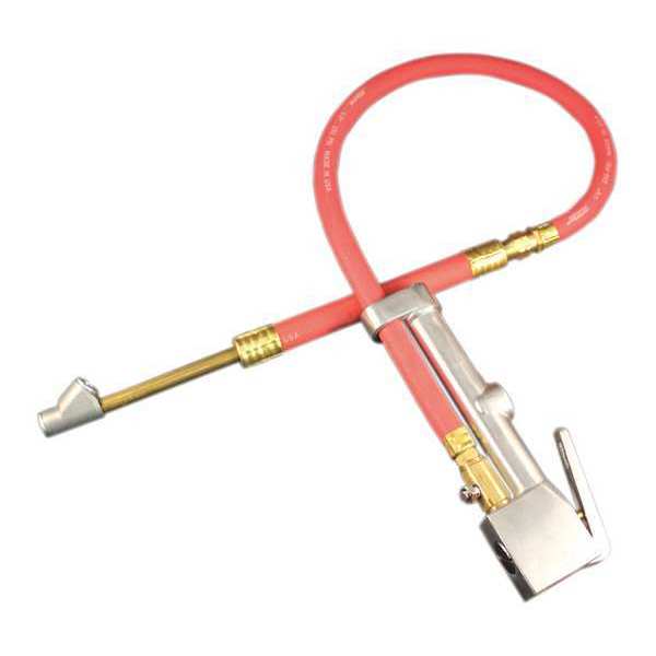 Dual Head Straight Chuck Inflator Gauge
