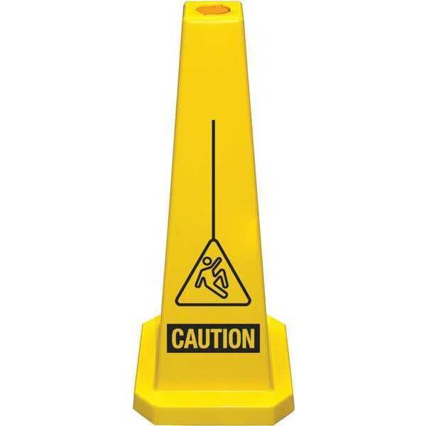 Lamba Cone, w/Caution, 25