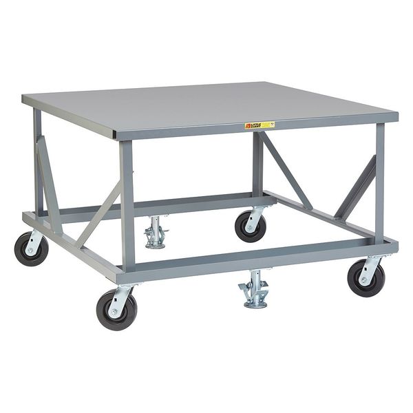 Mobile Pallet Stand, Floor Locks, 48x48