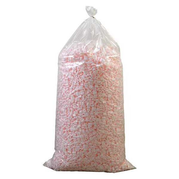 Loose Fill, Anti-Static, 7 Cubic Feet, Pink, 1 Each