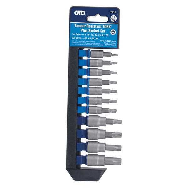 Socket Bit Set, Tamper Resist.Torx Plus