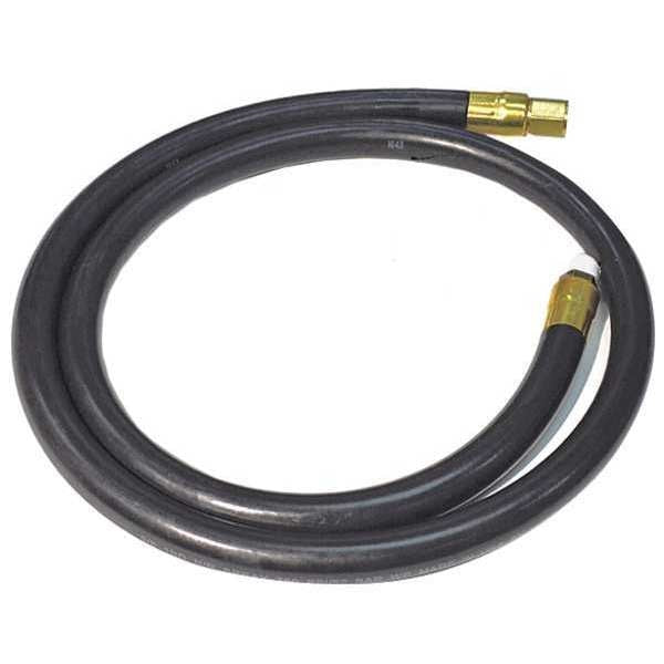 Nylon Lined Rubber Hose, w/Brass Fittings