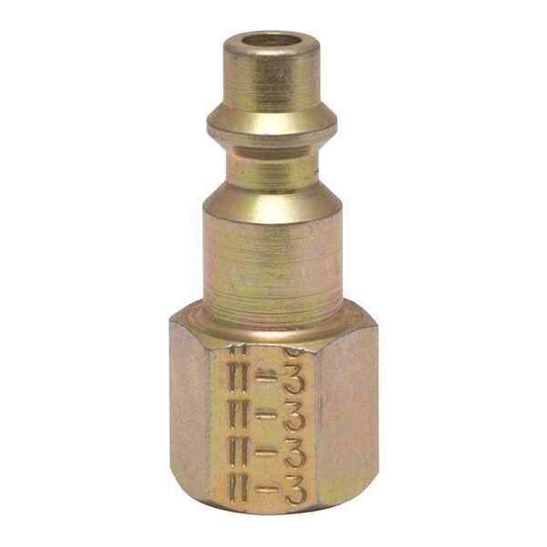 Industrial Plug, 1/4\u0022 FPT, Brass