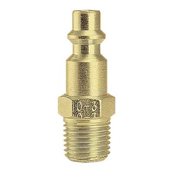 Industrial Plug, 1/4\u0022 MPT, Brass