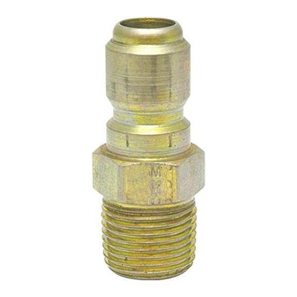 Straight-thru Brass Plug, 1/8\u0022 MPT