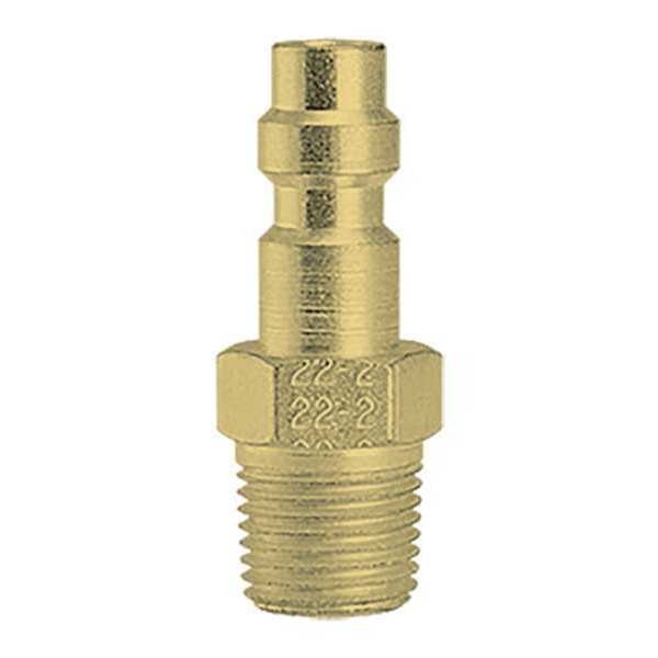 Plug, Male Thread, 1/8\u0022MPT, Brass