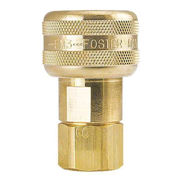 Auto Socket, 1/4\u0022 FPT, Brass