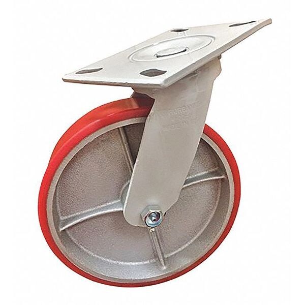 Mold-on Caster, Swivel Polyurethane, 4