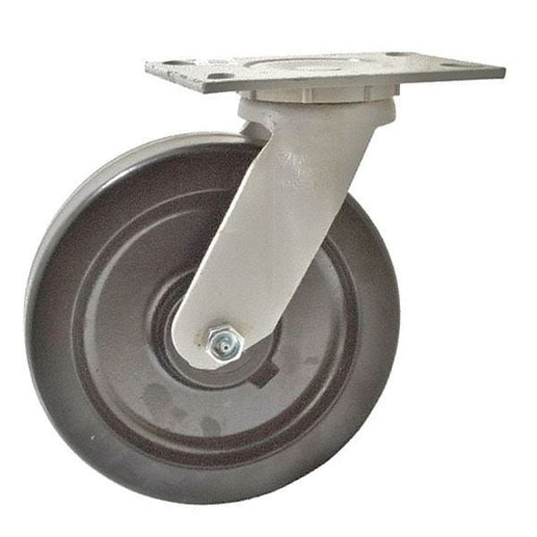 Casters, Wide Swivel, Phenolic, 6