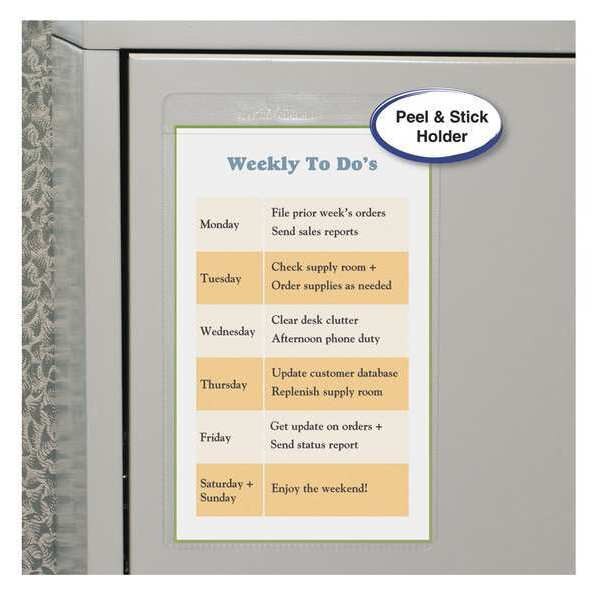 Shop Ticket Holder, Vinyl Seal, 5x8, PK50