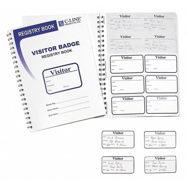 Visitor Badges, Registry Log