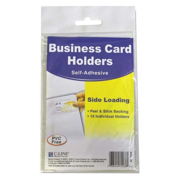 AdhesiveBusinessCardHolders, PK10