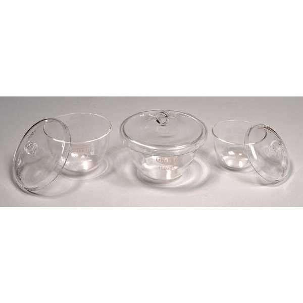 Glass Crucible Lid, Quartz, 80 mL