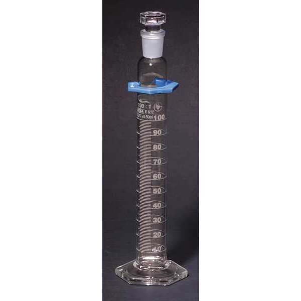 Graduated Cylinder, w/Stopper, 2000 mL