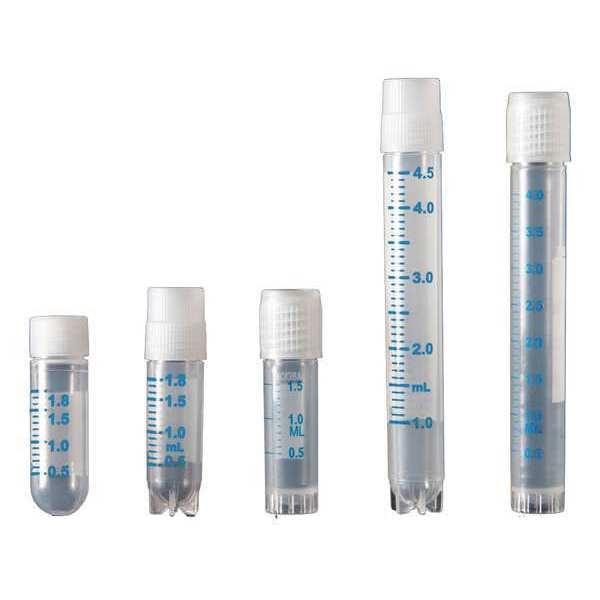Cryo Vial, Ext Thread, Round, 1.8 mL, PK1000