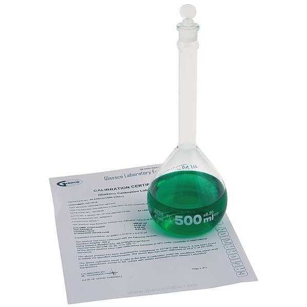 Volumetric Flask, Class A, w/Stopper, 20 mL