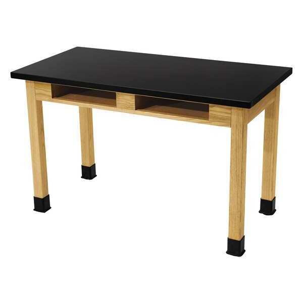 Rectangle Chem-ResLabTable, w/BookBox, 24x72x36 , 24
