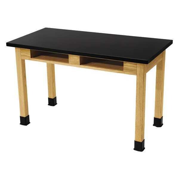 Rectangle Chem-ResLabTable, w/BookBox, 30x60x36 , 30