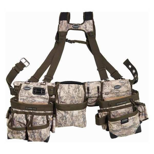 Digital Camo 1680 Heavy Duty Poly Fabric 29 Pockets