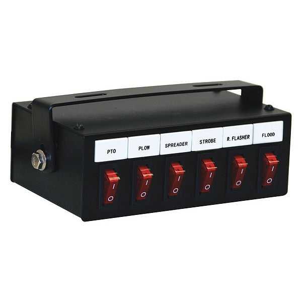 Switch Box, 6-Function, Backlit