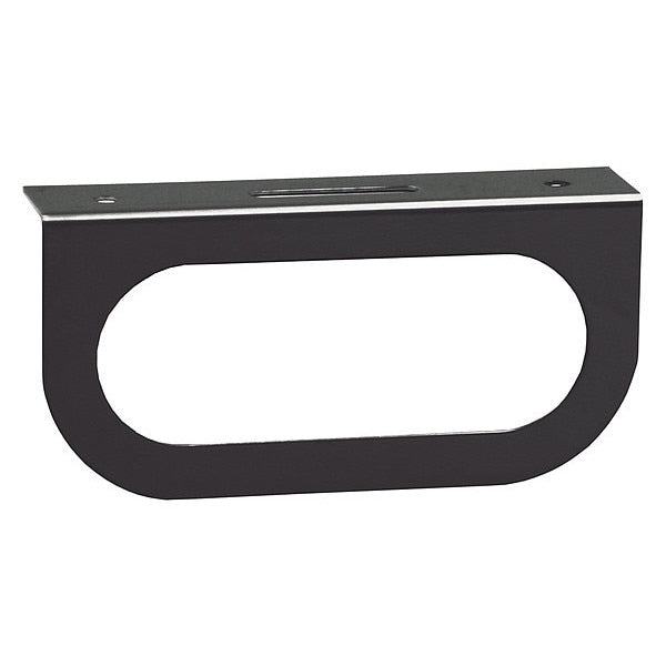 DOT Light Bracket, Single, Oval, Black
