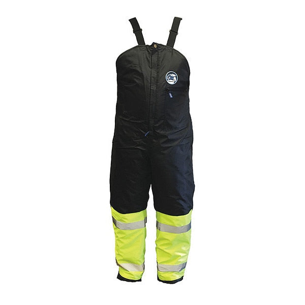 Hi-Vis Insulated Lightweight Bib, Black, M