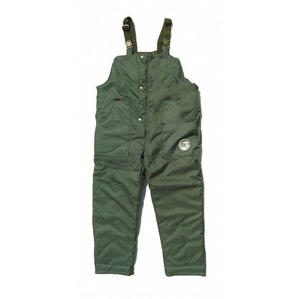 Heavy Duty Bib, Insulated, -50F, Green, XL