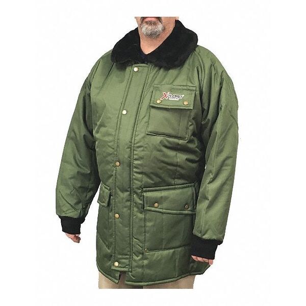 Insulated Heavy Duty Coat, Green M