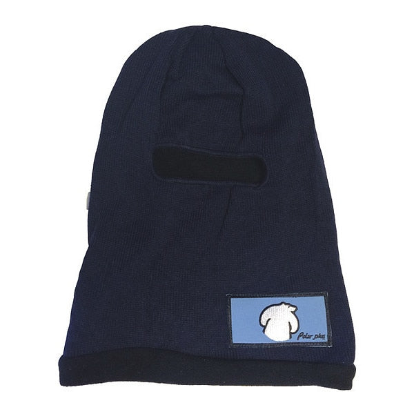 Knit Face Mask, Fleece Lined, Navy
