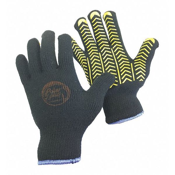 Terry Knit Herringbone Grip Glove, L, PK12
