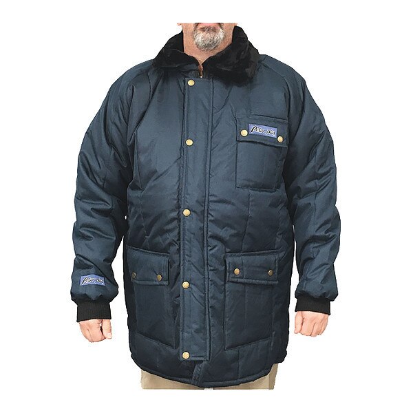 Heavy Duty Insulated Coat, -50F, Navy, 6XL