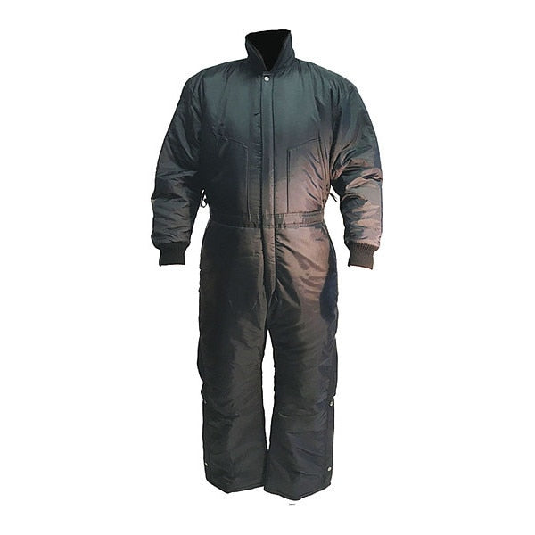 Insulated Lightweight Coverall, Black, 2X