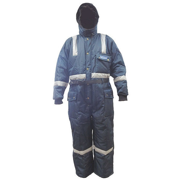 Reflective Insulated Hooded Coverall, L