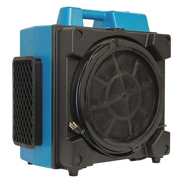 1/2 HP, 600 CFM, 2.8 Amps, 5 Speed Air Scrubber with HEPA & Activated Carbon Filters