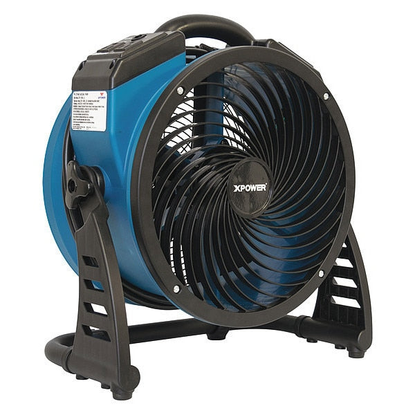 Axial Air Mover, Power Outlets, 1300 CFM, 115, 15.4 W.