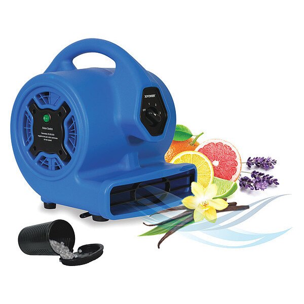 XPOWERâs P-150N Freshen Aire Scented Air Mover scents & ionizes large areas in seconds and provides commercial grade cooling, ventilating, & drying.