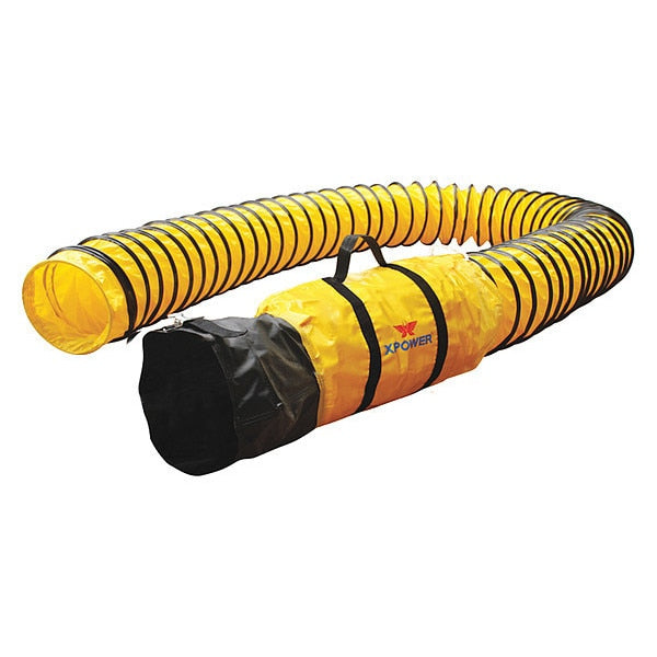 8 Inch. Ã I.D. / 25 Ft. Long Polyester Duct Hose for X-8