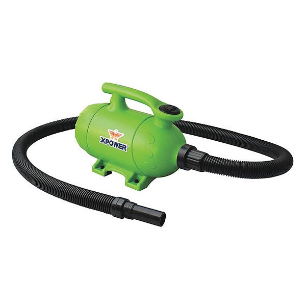 2 HP, 100 CFM, 8.0A, 2-in-1 Pro-At-Home Force Air Pet Dryer + Vacuum