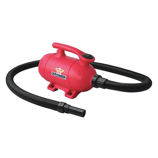 2 HP, 100 CFM, 8 Amps, 2-in-1 Pro-At-Home Force Air Pet Dryer + Vacuum