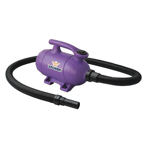 2 HP, 100 CFM, 8.0A, 2-in-1 Pro-At-Home Force Air Pet Dryer + Vacuum