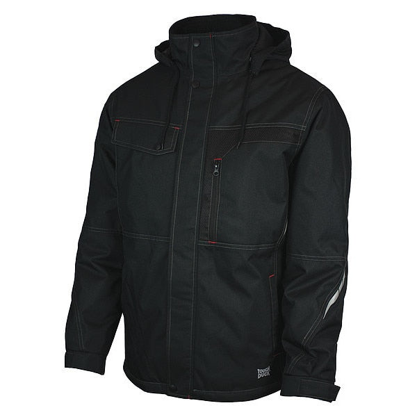 Jacket, Men, Insulated, 2XL, Black