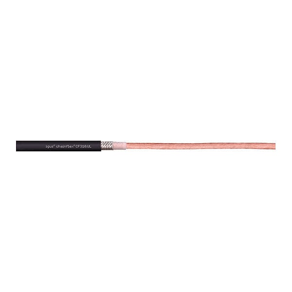 Oil Res Shielded Power, TPE, 3/0, 1C-500ft