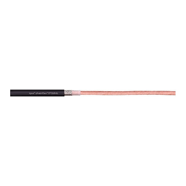 Oil Res Shielded Power, TPE, No.12, 1C-50ft